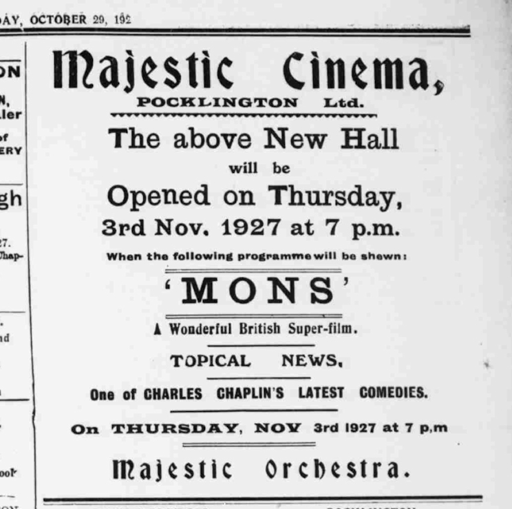 Majestic Cinema Opening